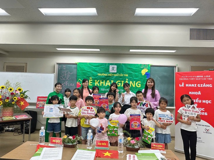 Khai giảng trạm trường Sakai: Tiếp tục lan tỏa tình yêu tiếng Việt trong cộng đồng kiều bào tại Kansai